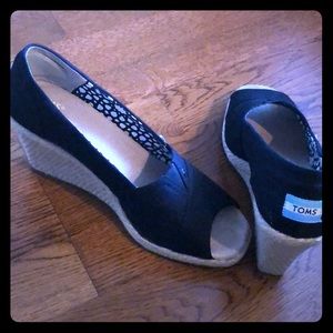 Worn Once Tom’s Wedges